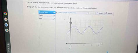 Solved Use The Drawing Tools To Form The Correct Answer On The Provided Graph The Graph Of A