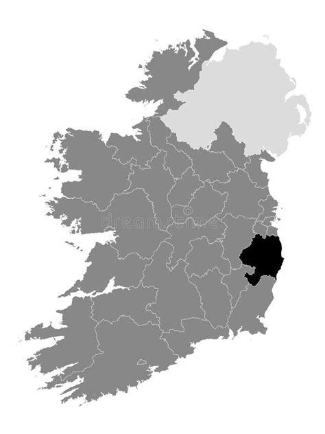 Wicklow County Council Republic of Ireland, Counties of Ireland Map ...