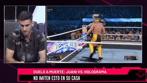 Atangana Holograma Y Juani Se Van A Los Golpes En El Juego De La Wwe