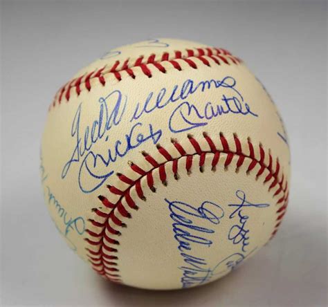 500 Home Run Club Signed Baseball