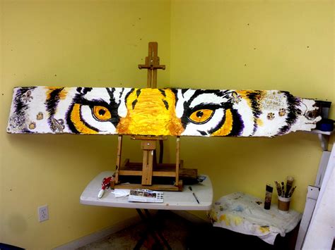 Lsu Tiger Eye Painting at PaintingValley.com | Explore collection of ...