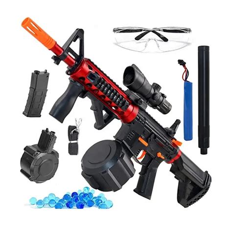 Buy Gel Blaster Toy Electric With And 20k Bullets Long Range Shooting