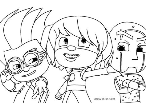 Free Printable PJ Masks Coloring Pages For Kids