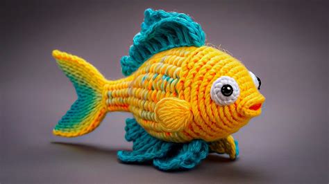 Receita Peixe Amigurumi Peixinho De Croch Youtube