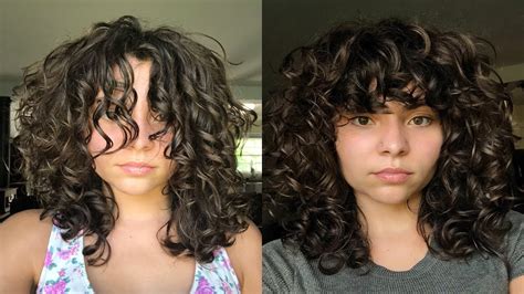 How To Trim Curly Bangs Best Tips And Trcks From A Cosmetologist Youtube