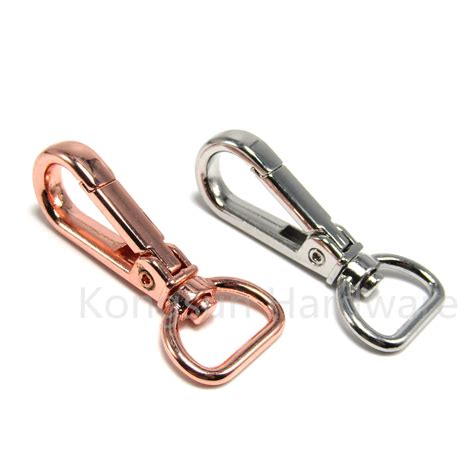 Metal Swivel Trigger Clip 16mm 25mm Dog Lead Leather Craft Snap Hook