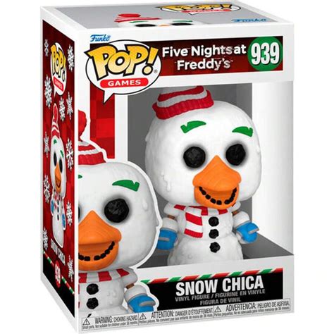 Funko Five Nights At Freddys Holiday Snow Chica Pop Figur Limited