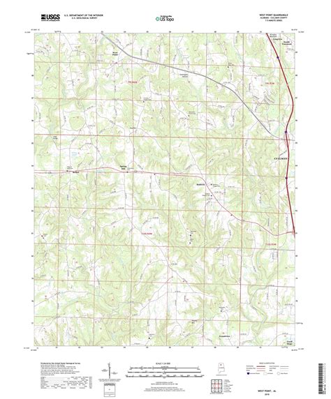 Topo Map Of West Point Lake