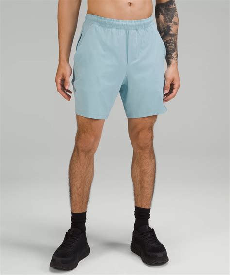 Lululemon Pace Breaker Linerless Shorts In Blue Modesens