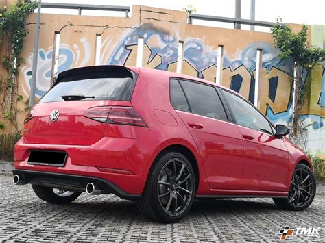 Volkswagen Golf Gti Red Enkei Sc Wheel Front