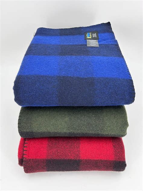 Buffalo Plaid Wool Blanket Boreal Mountain Anoraks Canada