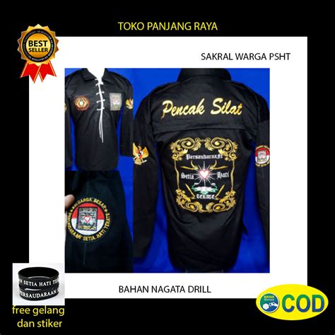 Baju Sakral Sakral Bordir Psht Murah Terate Fighter Sakral Warga Psht