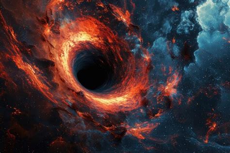 Premium Ai Image Cosmic Mystery The Depths Of A Black Hole In Space