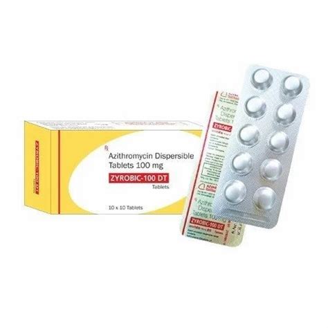 Azine 100 Mg Azithromycin Dispersible Tablet At Rs 300strip Of 3 Tablets In Lucknow Id