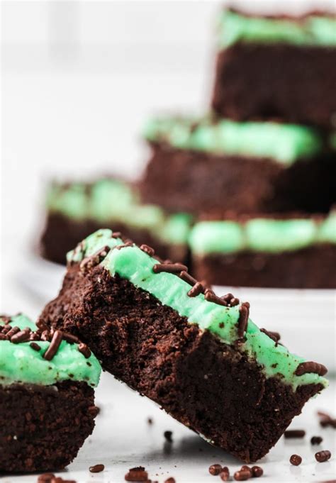 The Best Chocolate Mint Bars Dessert Recipe Kara Creates