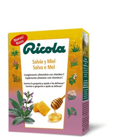 RICOLA 14 PASTILLAS SALVIA Y MIEL 50 G