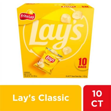 Lay S Classic Potato Chips Multipack Ct Oz Smiths Food And Drug