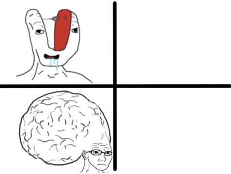 Small Brain Big Brain Drake Blank Template Imgflip