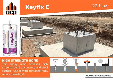 Buy Dcp Keyfix E Concrete Epoxy Anchor System Two Part Concrete