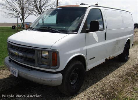 2000 Chevrolet Express G3500 Van In Arcola Il Item Df7937 Sold