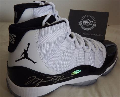 Vintage Gear Air Jordan 11 Concords Signed By Michael Jordan Air