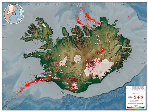 Volcanic earthquakes in Iceland