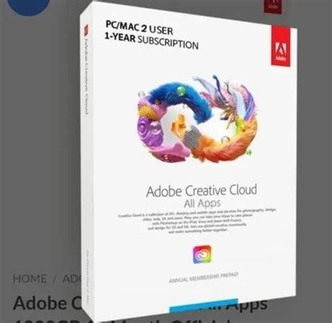 Adobe Creative Cloud Cc 1 Year Official Subscription Free Trial And Download Available For