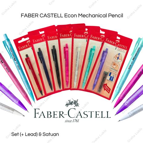 Jual FABER CASTELL Econ Mechanical Pencil Pensil Mekanik 0 5mm 0