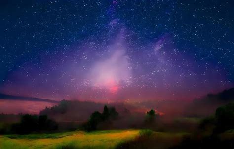 Night Sky Landscape Stock Photos, Images and Backgrounds for Free Download