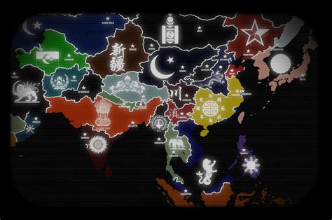 Kaiserreich Asia Map