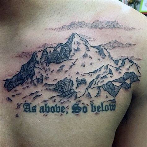 70 Breathtaking Mountain Tattoos Design Mens Craze