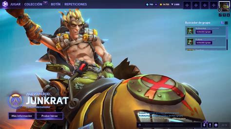 Heroes Of The Storm Junkrat Main Menu Animation Song YouTube