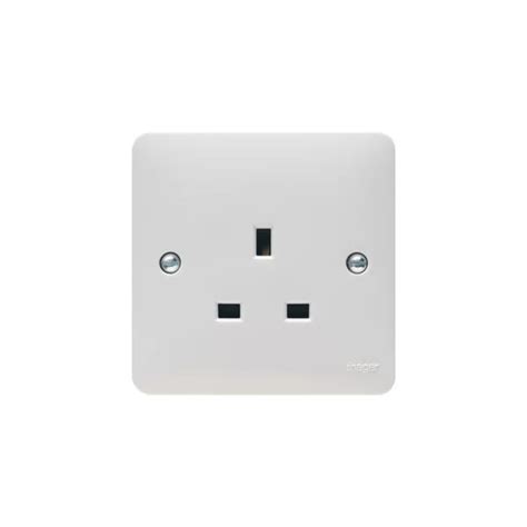 Hager Wms White Moulded Sockets Accessories Shop Electrical