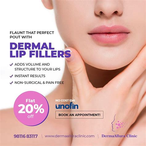 Dermal Fillers At Dermaallura Clinic Dermal Fillers Lip Fillers Cosmetic Clinic