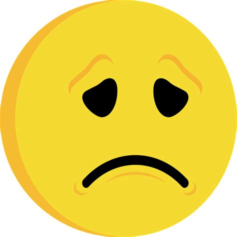 Download Sad Face Unhappy Royalty Free Vector Graphic Pixabay