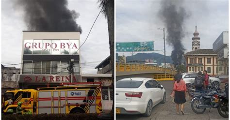 Incendio estructural se registra en reconocido local del centro de Ibagué