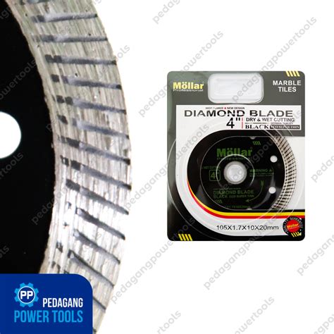 Jual MOLLAR Black Turbo Mata Gerinda Potong Keramik Granit 4 Diamond