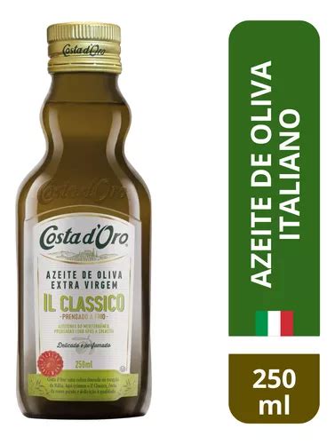 Azeite De Oliva Italiano Costa D Oro Extra Virgem Il Classico Ml