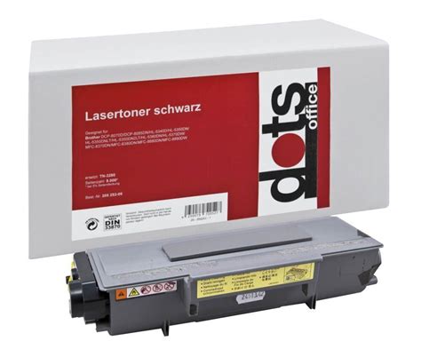 Dots Schwarz Toner Ersetzt Brother Tn Tonereinheit Us Import