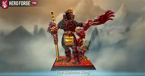 The Skeleton King - made with Hero Forge