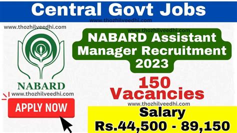 Nabard Assistant Manager Recruitment Apply Online For Latest