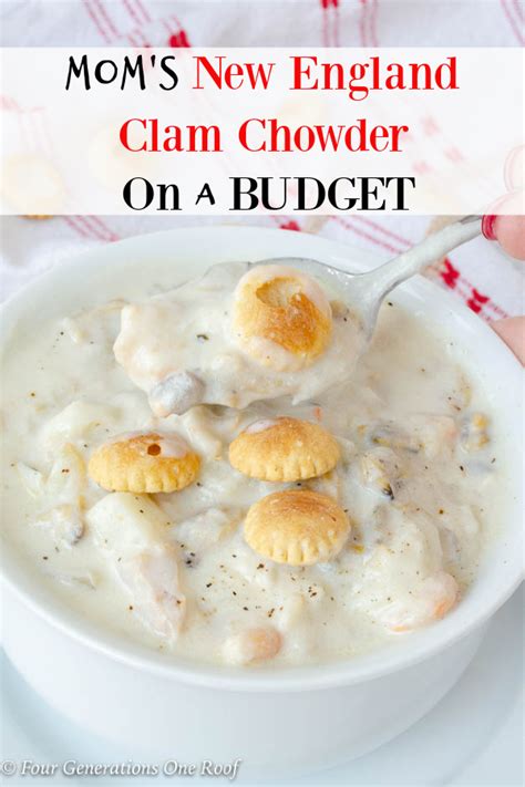 Crockpot Clam Chowder Recipe Four Generations One Roof Recipe