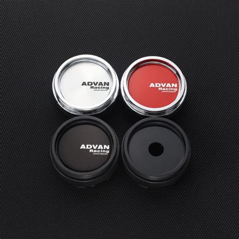 Cardiy Pcs Advan Racing Wheel Caps For Rims Mm Od Mm Id Advan Logo