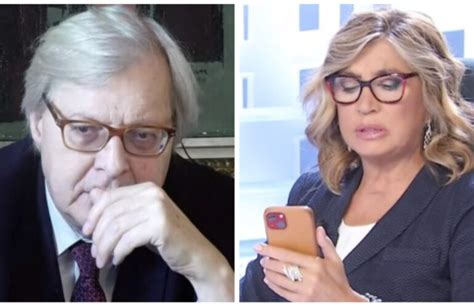 Vittorio Sgarbi Scopre In Diretta Che Maurizio Costanzo Non C Pi