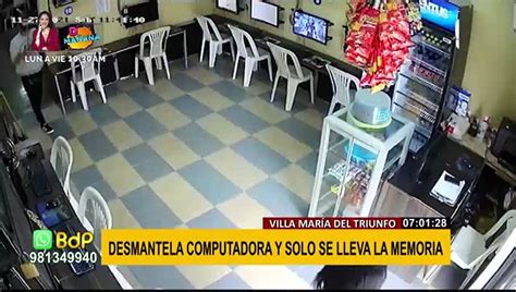 Robo En Cabina De Internet De Vmt Desmantelan Computadora Y Se Llevan