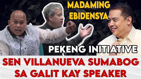 SEN JOEL VILLANUEVA SUMABOG SA GALIT SA MGA TAMBALOSLOS PEKENG