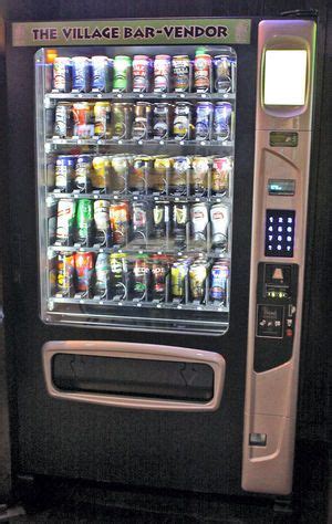 Village Bar’s newest attraction: beer vending machine | Vending machine ...