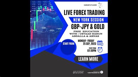 Live Trading Forex New York Session With Ustad Harun Youtube