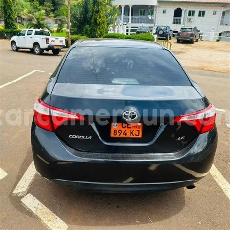 Buy Used Toyota Corolla Black Car In Yaounde In Central Cameroon