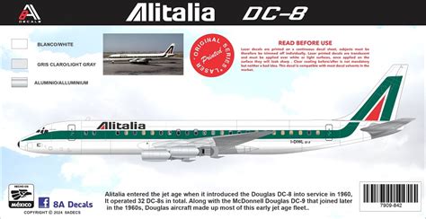 Adecs Decals Catalogue Alitalia Dc Series Decalset